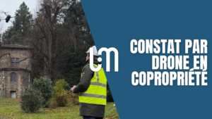 constat drone copropriété Lyon façade fissures