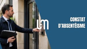 Commissaire de justice réalisant un contrôle d'arrêt maladie à Lyon