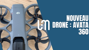 Drone DJI Avata 360 utilisé pour un constat immersif en zone sinistrée par une étude de commissaires de justice telle que Lexelium