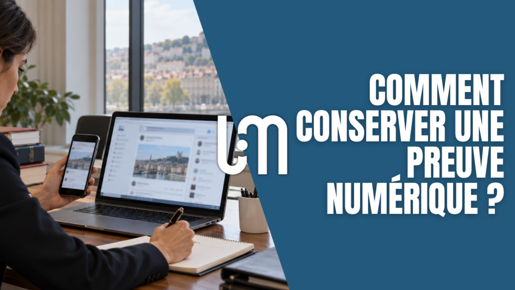 Professionnelle documentant une publication en ligne sur ordinateur à Lyon